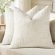 decorUhome Fall Cream White Chenille Throw Pillow Covers 18×18 Set of 2 Textured Soft Cozy Slubby Couch Pillow Covers Modern Farmhouse Boho Decorative Pillow Cases for Bed Sofa Living Room