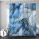 Blue Marble Shower Curtain, Modern Abstract Fabric Shower Curtain for Bathroom, Luxury Art Decor Blue Gold Ink Texture Watercolor Shower Curtain Set with Hooks 72×72 Blue Marble Shower Curtain, Modern Abstract Fabric Shower Curtain for Bathroom, Luxury Art Decor Blue Gold Ink Texture Watercolor Shower Curtain Set with Hooks 72×72