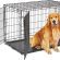 MidWest Homes for Pets 42-Inch LifeStages Crate for Large Breeds, 71-90 lbs, Double Door Folding Dog Crate with Divider Panel, Leak-Proof Tray & Secure Latch, Heavy-Duty & Easy to Assemble