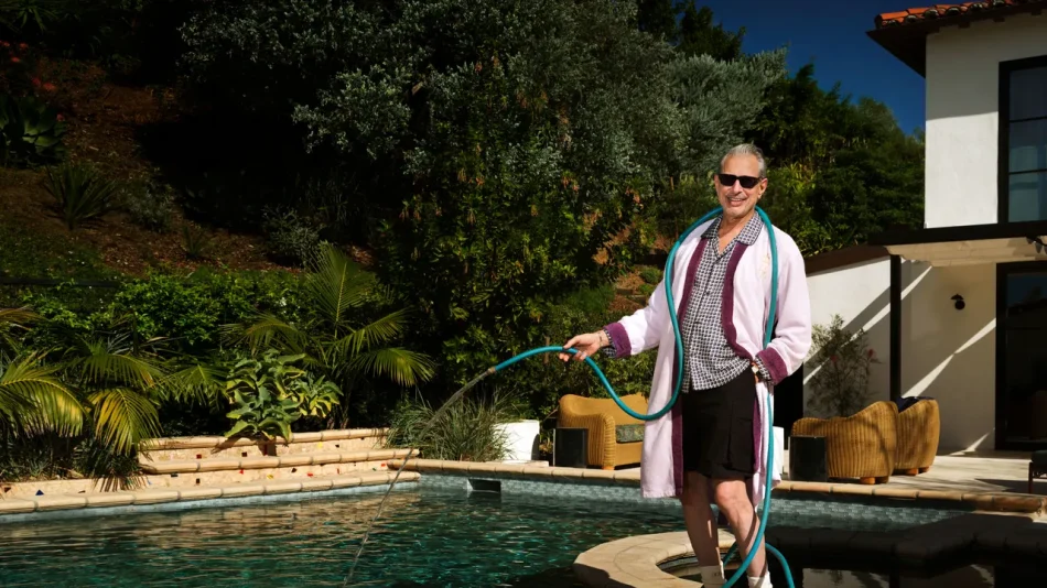 Jeff Goldblum Dreams Up an Old Hollywood-Inspired Guesthouse to Match His Eccentric Taste Jeff Goldblum Dreams Up an Old Hollywood-Inspired Guesthouse to Match His Eccentric Taste